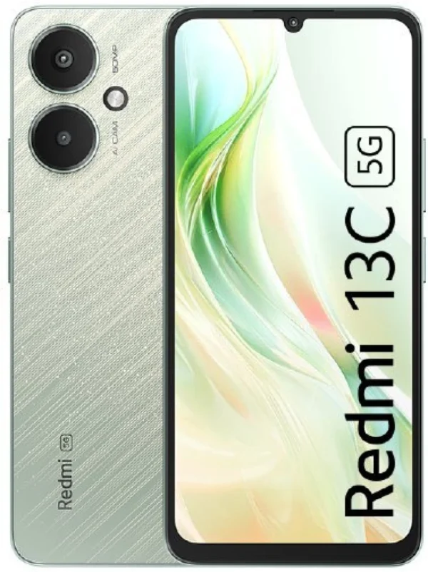 Redmi 13C 5G (Startrail Green, 4GB RAM, 128GB Storage) | MediaTek Dimensity 6100+ 5G | 90Hz Display